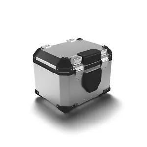 ROYAL ENFIELD Adventure Touring Top Box, Silver, 450 Himalayan & 650 Bear - Foto 1 di 6