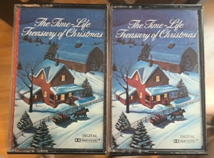 THE TIME LIFE TREASURY OF CHRISTMAS Cassette Tapes PART 1 & 2 1986 - Imagen 1 de 2