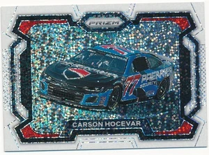 CARSON HOCEVAR 2024 PANINI PRIZM WHITE SPARKLE NASCAR #95 MINT - Picture 1 of 2