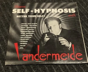 Learn Self-Hypnosis Vandermeide Instructional '73 LP original weird spoken word! - Picture 1 of 3