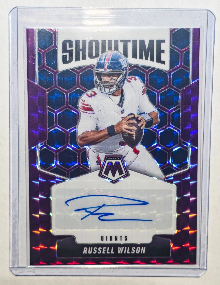 Panini Russell Wilson Autographed Football Trading Cards