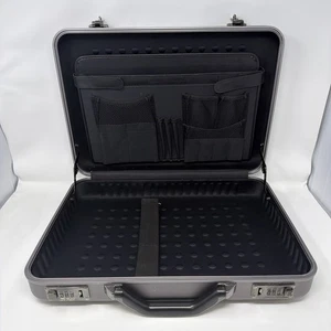 Samsonite Delegate Hardside Attache Briefcase - Matte Gunmetal - Picture 1 of 8