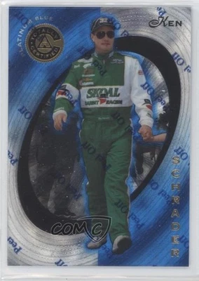 1997 Pinnacle Totally Certified Platinum Blue /1999 Ken Schrader #30 - Image 1 of 2