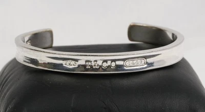 Tiffany & Co. 1837 T & CO Sterling Silver 8 mm Cuff Bracelet 6.75" See Desc - Image 1 of 4