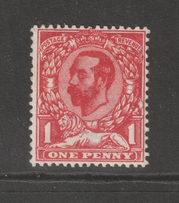 1911 GV 1d CARMINE-RED DIE A "IMPERIAL CROWN WMK" EN ESTADO UM/COMO NUEVO. Foto 1 de 2