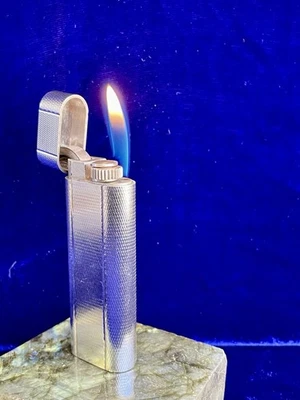 Cartier Lighter Vintage Silver Oval Mint Condition Working 1 Year Warranty - Image 1 of 4