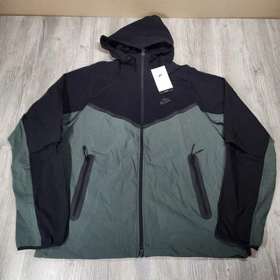 Chaqueta Nike Tech Woven Windrunner Verde/Negro Para Hombre Talla S Nueva HM7151-338 Foto 1 de 4