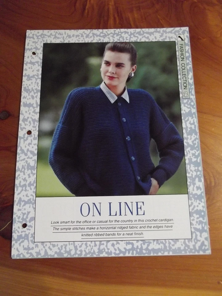 CROCHET PATTERN ON LINE FASHION COLLECTION CREATIVE NEEDLES *GREAT* - Image 1 of 1