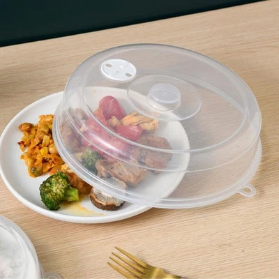 2 Pcs Heating Lid Home Microwave Cover Splatter Guard Plate Small - Image 1 of 4
