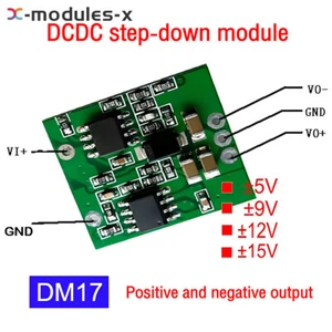 DC Step down Module 7-28V to ±5V ±9V ±12V ±15V Positive and Negative Dual Output - Picture 1 of 16