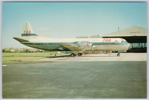 Airplane Lockheed L-188A Electra Essendon Airport Australia Vintage Postcard - Picture 1 of 2