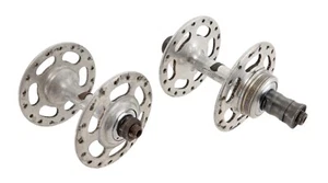 Campagnolo Record 36H High Flange Hub Set 100/126mm Front/Rear Road Bike Vintage - Picture 1 of 4