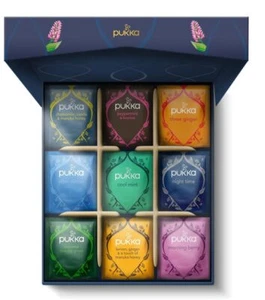 Pukka - Bio Tee Geschenkset "Selection Box" mit  9 Tee Varianten - 45 Teebeutel - Bild 1 von 6