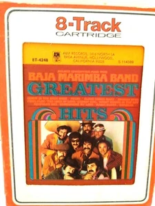 Baja Marimba Band 8 Track Cassette - Greatest Hits A&M Records - Picture 1 of 3