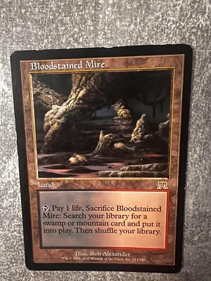 Bloodstained Mire MTG  -  Onslaught NM 313/350 MAGIC THE GATHERING - Image 1 of 3