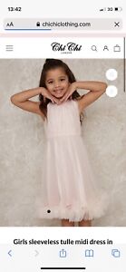 chi chi london kids flower girl dress Age 10 Brand New With Tags