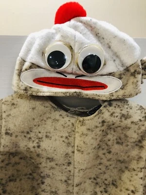 Sock Monkey Infant Baby Halloween Costume Great Condition!! 12-18 Months - Image 1 of 4
