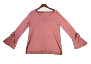 89th & Madison leichter enger Strickpullover Damen rosa Glockenärmel Gr. M  - Bild 1 von 4