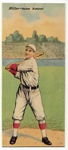 Dover Reprint - 1911 Mekka Double Folder T201 Miller / Herzog Boston Rustlers - Bild 1 von 2