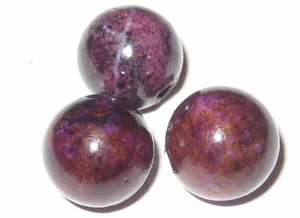 Cerámica esmaltada. Perlas. 6mm. Hebra 39cm - Imagen 1 de 1