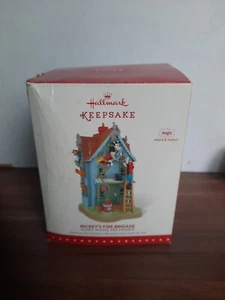NIB Hallmark Keepsake Disney Mickey’s Fire Brigade Sound And Motion Ornament '15 - Bild 1 von 11
