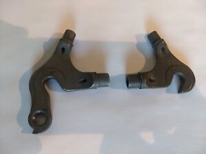 Bicycle Frame  Drop Outs SemiVertical NOS Left+Right PAIR Cast Steel 66 Degrees