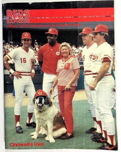 1986 REDS Official 'REDS EXPRESS' Magazine Pete Rose Dave Parker MLB VTG - Picture 1 of 2