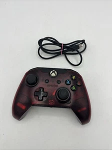 Xbox One PDP Wired USB Gaming Controller Model 048-082 Crimson Red w Cord - Picture 1 of 7