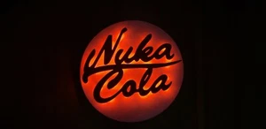 Nuka Cola Schild, Nuka-Cola Quanten-LED, Getränk der postnuklearen Welt, - Bild 1 von 2