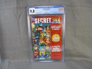 CGC 9.8 JSA Secret Files 1 appearance New Hawkgirl & Atom Smasher Black Adam - Picture 1 of 4