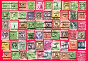 U. S. Precancel Stamps Used with Coil Line Pair 9😊 - Picture 1 of 1