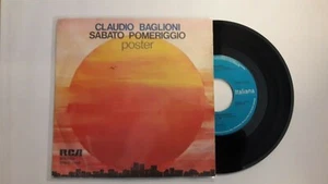 (ita1) CLAUDIO BAGLIONI sabato pomeriggio/ poster 45 GIRI - Bild 1 von 2