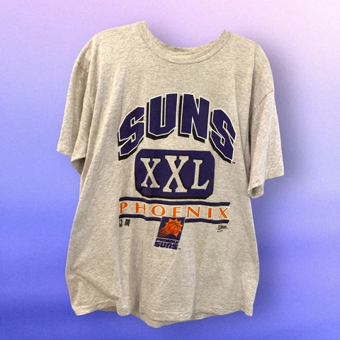 Vintage Phoenix Suns Salem Sportswear Shirt Size Large 90s NBA Single Stitch Cover
