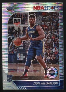 2019-20 Panini Hoops Premium Stock Zion Williamson RC Silver Pulsar Prizm #258 - Picture 1 of 2