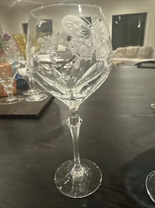 Varga Springtime Water Lead Crystal Goblet Elegant Beautifully Cut Brand New - Picture 1 of 7