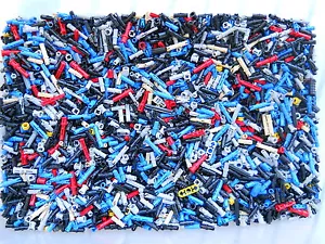 LEGO lot of 200 Technic Mindstorms Pins Axle Pegs Pins Clips Connector - Picture 1 of 3