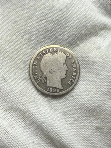 1896 S Barbiere Dime E193 - Foto 1 di 2