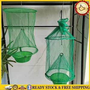Hanging Fly Trap Cage Practical Folding Flies Catcher Cage for Household Garden - Imagen 1 de 8