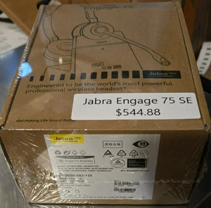 Auriculares Inalámbricos Jabra Engage 75 SE Doble Oreja - Auriculares Teléfono Batería Todo el Día - Imagen 1 de 7