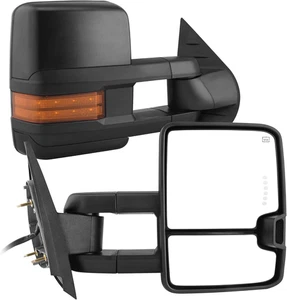 Towing Mirrors Compatible with 2007-2013 Chevy Silverado GMC Sierra 1500 2500HD  - Imagen 1 de 12