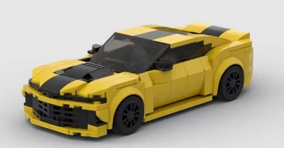 MEIGAO Cooler Bausatz eines Chevrolet Camaro in gelb/schwarz, 347 pcs. NEU, TOP