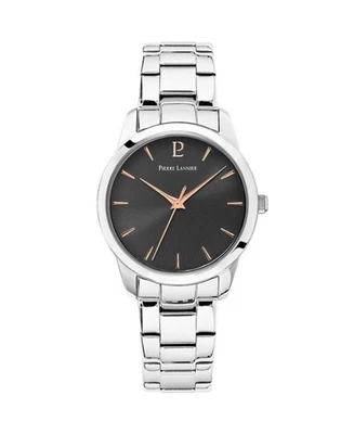 PIERRE LANNIER Mujer Analógico Cuarzo Informal Reloj Clásico Vestido Esfera Negra Impermeable Foto 1 de 4