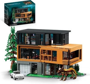 Forest House Set Costruzioni con Luci, Casa Villa Modello Architettura, 1550 PCS - Foto 1 di 6