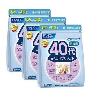 FANCL Supplement for 40's Men 90 days Collagen Q10 Lutein Vitamin set of 3 Japan - Picture 1 of 1