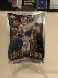 2024 Topps Chrome #LOG-11 John Elway Legends of the Gridiron rifrattore - Foto 1 di 2