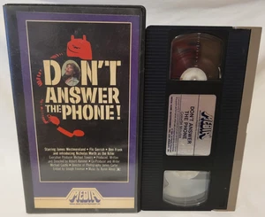 DON'T ANSWER THE PHONE(VHS-1982)THRILLER-SLASHER-HORROR-JAMES WESTMORELAND-RARE. - Picture 1 of 13