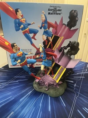 DC Direct SUPERMAN Y SUPERGIRL Edición Limitada. Estatua "Supergirl de Krypton" Foto 1 de 4