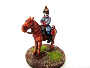 A13 FRANCO PRUSSIAN WAR - PRUSSIAN COMMAND MODEL 28MM WELL PAINTED METAL - Picture 1 of 2