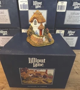 Lilliput Lane Dedal Caja de Casa y Hechos - Imagen 1 de 5