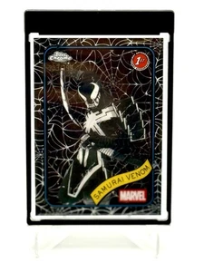 2025 Topps Chrome Marvel Samurai Venom #127 Spider-Web Refractor /399 - Picture 1 of 3